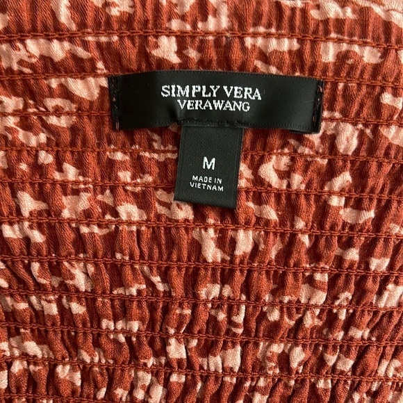 Simply Vera Vera Wang V-Neck Top l SIZE M - Picture 8 of 8